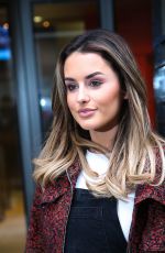 AMBER DAVIES at BBC Radio Studios in London 01/12/2019