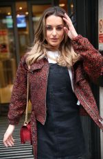 AMBER DAVIES at BBC Radio Studios in London 01/12/2019