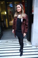 AMBER DAVIES at BBC Radio Studios in London 01/12/2019