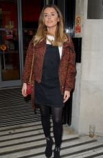 AMBER DAVIES at BBC Radio Studios in London 01/12/2019