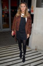 AMBER DAVIES at BBC Radio Studios in London 01/12/2019