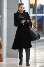 AMBER HEARD at Airport in Paris 01/20/2019