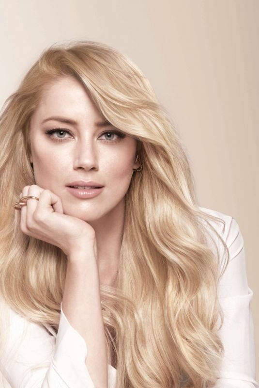 AMBER HEARD for L’Oreal Superior Preference Hair Color 2019 Campaign