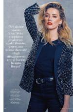 AMBER HEARD in Io Donna Del Corriere Della Sera, January 2019