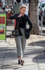AMBER HEARD Leaves Gigaro Bistro in Los Feliz 01/07/2019
