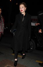 AMBER HEARD Leaves Laperouse Restaurant in Paris 01/21/2019