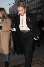 AMBER HEARD Out and About in Paris 01/21/2019