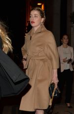 AMBER HEARD Out and About in Paris 01/23/2019