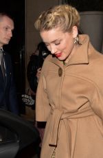 AMBER HEARD Out and About in Paris 01/23/2019