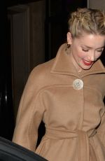 AMBER HEARD Out and About in Paris 01/23/2019