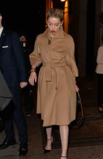 AMBER HEARD Out and About in Paris 01/23/2019