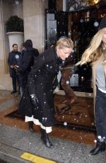 AMBER HEARD Out in Paris 01/22/2019