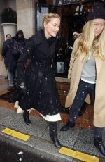 AMBER HEARD Out in Paris 01/22/2019