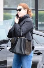 AMY ADAMS in Tight Denim Out Shopping in Beverly Hills 01/15/2019