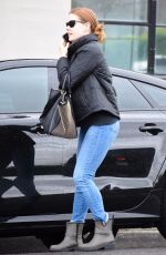AMY ADAMS in Tight Denim Out Shopping in Beverly Hills 01/15/2019