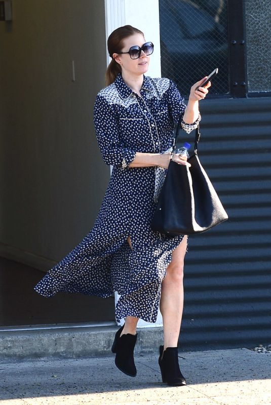AMY ADAMS Out and About in Beverly Hills 01/04/2019