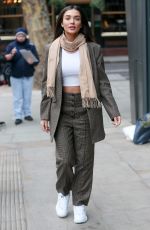 AMY JACKOSN Arrives AOL Build in London 01/21/2019