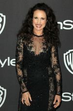 ANDIE MACDOWELL at Instyle and Warner Bros Golden Globe Awards Afterparty in Beverly Hills 01/06/2019