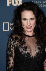 ANDIE MACDOWELL at Instyle and Warner Bros Golden Globe Awards Afterparty in Beverly Hills 01/06/2019