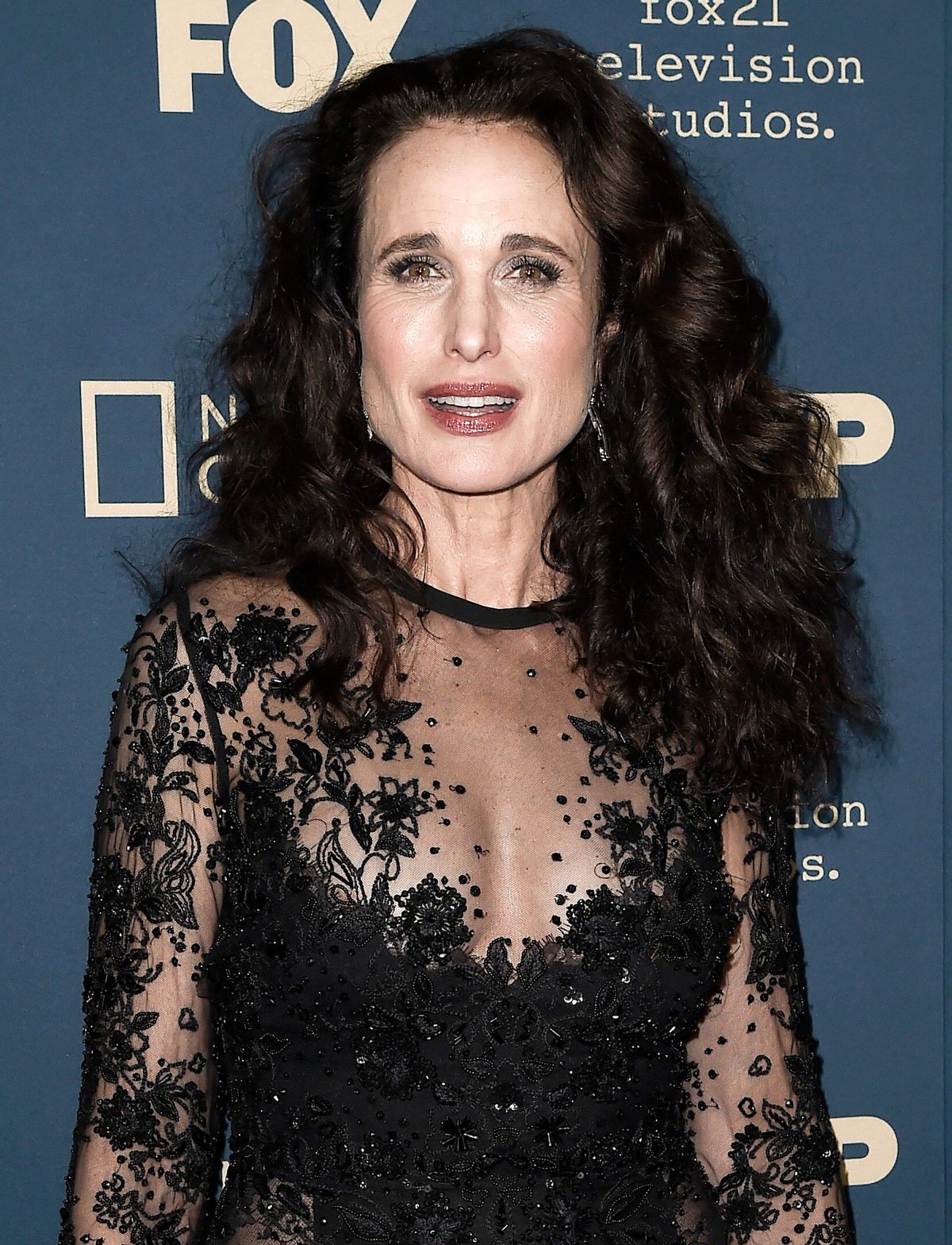 ANDIE MACDOWELL at Instyle and Warner Bros Golden Globe Awards Afterparty i...