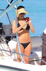 ANDREA CORR in Bikini at a Beach in Bridgetown 01/07/2019