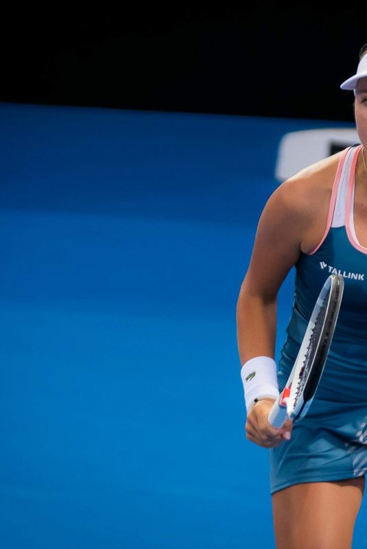 ANETT KONTAVEIT at Brisbane International Tennis 01/02/2019