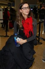 ANGELA SARAFYAN at Salt Lake City Airport 01/24/2019
