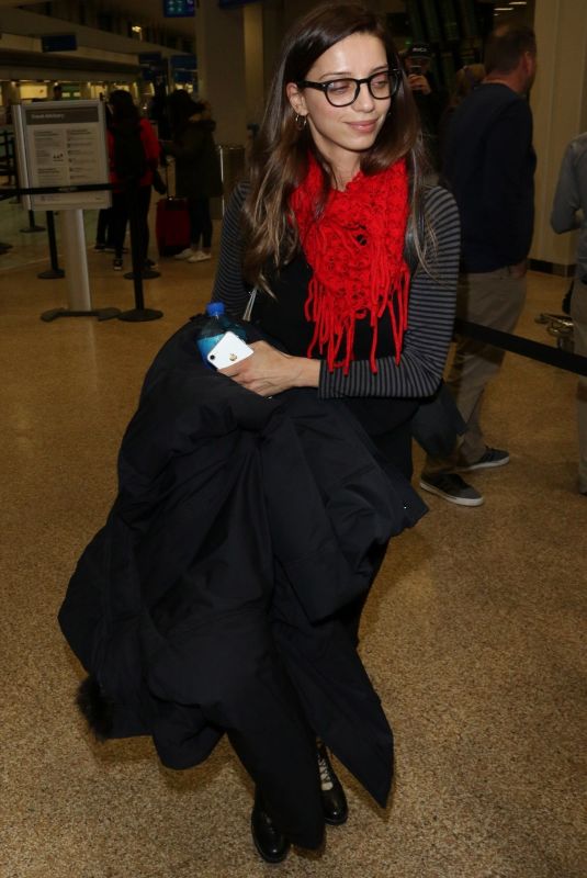 ANGELA SARAFYAN at Salt Lake City Airport 01/24/2019