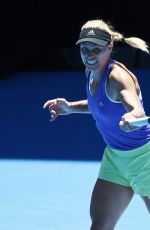 ANGELIQUE KERBER at 2019 Australian Open Practice Session at Melbourne Park 01/13/2019