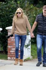 ANNA FARIS and Michael Barrett Out in Los Angeles 01/29/2019