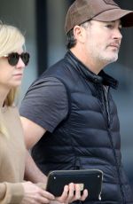 ANNA FARIS and Michael Barrett Out in Los Angeles 01/29/2019