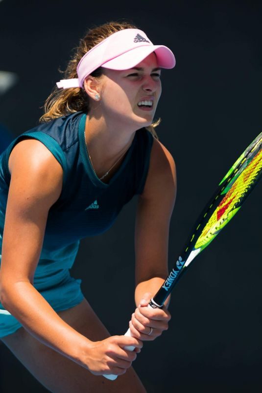 ANNA KALINSKAYA at 2019 Australian Open at Melbourne Park 01/14/2019