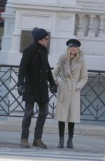 ANNABELLE WALLIS and Chris Pine Out in New York 01/21/2019