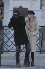 ANNABELLE WALLIS and Chris Pine Out in New York 01/21/2019