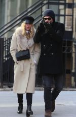 ANNABELLE WALLIS and Chris Pine Out in New York 01/21/2019