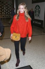ANNABELLE WALLIS at LAX airport in Los Angeles 01/16/2019
