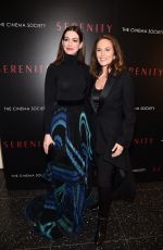 ANNE HATHAWAY and DIANE LANE at Serenity Screening in New York 01/23/2019