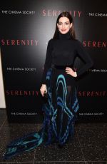 ANNE HATHAWAY and DIANE LANE at Serenity Screening in New York 01/23/2019