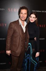 ANNE HATHAWAY and DIANE LANE at Serenity Screening in New York 01/23/2019