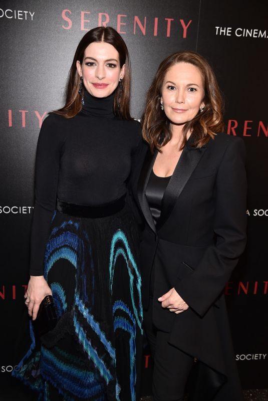 ANNE HATHAWAY and DIANE LANE at Serenity Screening in New York 01/23/2019