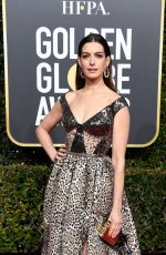 ANNE HATHAWAY at 2019 Golden Globe Awards in Beverly Hills 01/06/2019