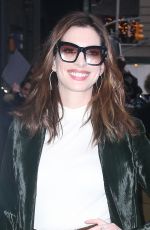 ANNE HATHAWAY at Good Morning America in New York 01/23/2019