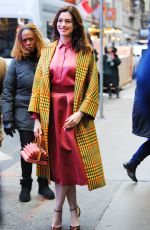 ANNE HATHAWAY at Good Morning America in New York 01/23/2019