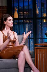 ANNE HATHAWAY at Late Night with Seth Meyers 01/23/2019