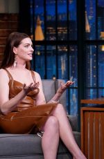 ANNE HATHAWAY at Late Night with Seth Meyers 01/23/2019