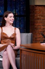 ANNE HATHAWAY at Late Night with Seth Meyers 01/23/2019