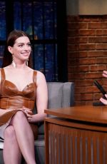 ANNE HATHAWAY at Late Night with Seth Meyers 01/23/2019