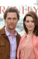 ANNE HATHAWAY at Serenity Photocall in Marina Del Rey 01/11/2019