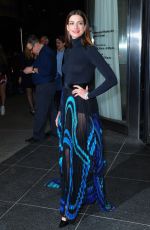 ANNE HATHAWAY Heading to Serenity Premiere in New York 01/23/2019
