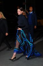 ANNE HATHAWAY Heading to Serenity Premiere in New York 01/23/2019